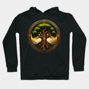 Yggdrasil Viking World Tree Norse Tree of Life Hoodie